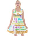 Easter Subway Blossoms Color Rainbow Chocolate Reversible Velvet Sleeveless Dress View1