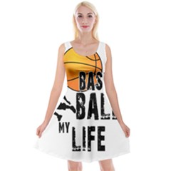 Basketball Is My Life Reversible Velvet Sleeveless Dress by Valentinaart