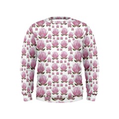 Lotus Kids  Sweatshirt by ValentinaDesign