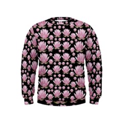 Lotus Kids  Sweatshirt by ValentinaDesign