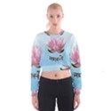 Namaste - Lotus Cropped Sweatshirt View1