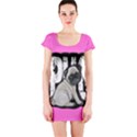 Pug Short Sleeve Bodycon Dress View1