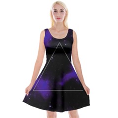Space Reversible Velvet Sleeveless Dress by Valentinaart