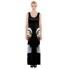 Horror Nuns Maxi Thigh Split Dress by Valentinaart