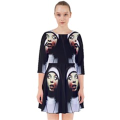 Horror Nuns Smock Dress by Valentinaart