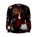 Steampunk Wonderful Wild Horse With Clocks And Gears Women s Sweatshirt View1