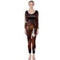 Steampunk Wonderful Wild Horse With Clocks And Gears Long Sleeve Catsuit View1