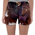 Steampunk Wonderful Wild Horse With Clocks And Gears Sleepwear Shorts View2
