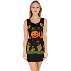 Halloween Bodycon Dress by Valentinaart