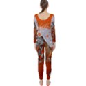 Steampunk, Wonderful Wild Steampunk Horse Long Sleeve Catsuit View2