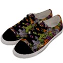 Halloween pattern Men s Low Top Canvas Sneakers View2