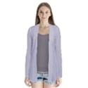 Grey Harbour Mist - Spring 2018 London Fashion Trends Drape Collar Cardigan View1