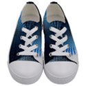 Data Computer Internet Online Kids  Low Top Canvas Sneakers View1