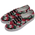 Mexican Flag Pattern Design Men s Classic Low Top Sneakers View2