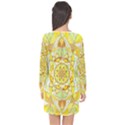 Joy - Long Sleeve Chiffon Shift Dress  View2