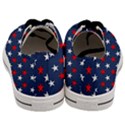 Patriotic Colors America Usa Red Men s Low Top Canvas Sneakers View4