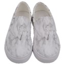 White Background Pattern Tile Men s Canvas Slip Ons View1
