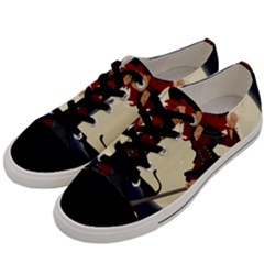 Witch Witchcraft Broomstick Broom Men s Low Top Canvas Sneakers by Celenk