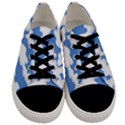 Cloud Lines Men s Low Top Canvas Sneakers View1