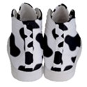 Animal Print Black And White Black Women s Hi-Top Skate Sneakers View4