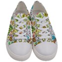 Doodle New Year Party Celebration Men s Low Top Canvas Sneakers View1