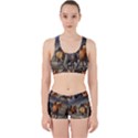 Horses Stampede Nature Running Work It Out Sports Bra Set View1