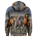 Horses Stampede Nature Running Men s Overhead Hoodie View2