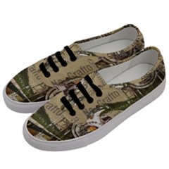Train Vintage Tracks Travel Old Men s Classic Low Top Sneakers by Nexatart