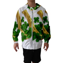  St  Patricks Day  Hooded Wind Breaker (kids) by Valentinaart