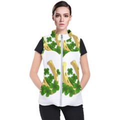  St  Patricks Day  Women s Puffer Vest by Valentinaart