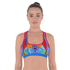 Arcturian Insight Grid - Cross Back Sports Bra by tealswan