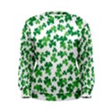 St. Patricks day clover pattern Women s Sweatshirt View1