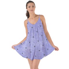 Dot Blue Love The Sun Cover Up by snowwhitegirl