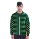 Irish Flag Green White Orange on Green St. Patrick s Day Ireland Wind Breaker (Men) View1