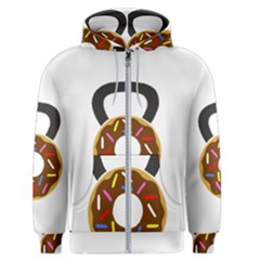 Kettlebelldonut Men s Zipper Hoodie by amfit