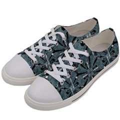 Modern Oriental Ornate Pattern Women s Low Top Canvas Sneakers by dflcprints