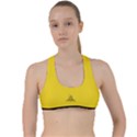 Gadsden Flag Don t tread on me Criss Cross Racerback Sports Bra View1