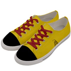 Gadsden Flag Don t Tread On Me Women s Low Top Canvas Sneakers by snek