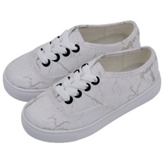 White Marble Tiles Rock Stone Statues Kids  Classic Low Top Sneakers by Nexatart