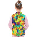 Colorful watercolors texture                              Kid s Puffer Vest View2