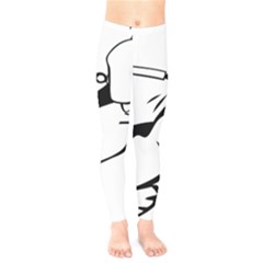 Dog Leash Lead Running Animal Kids  Legging by Nexatart
