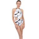 Dog Leash Lead Running Animal Halter Side Cut Swimsuit View1