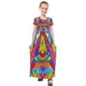 Arcturian Insight Grid - Kids  Short Sleeve Maxi Dress View1