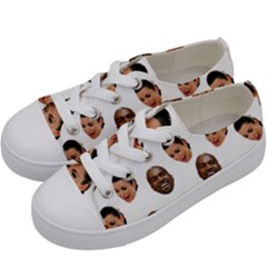 Crying Kim Kardashian Kids  Low Top Canvas Sneakers by Valentinaart