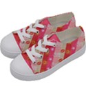 Background Desktop Pink Sun Stars Kids  Low Top Canvas Sneakers View2