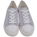 USA Flag Blue Stars on White Women s Low Top Canvas Sneakers View1