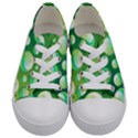 Background Colorful Abstract Circle Kids  Low Top Canvas Sneakers View1