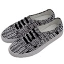 Creative retro black and white Abstract Vector Designs by kiekie strickland Men s Classic Low Top Sneakers View2