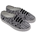 Creative retro black and white Abstract Vector Designs by kiekie strickland Men s Classic Low Top Sneakers View3