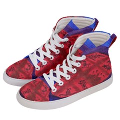 Red Egg Women s Hi-top Skate Sneakers by snowwhitegirl